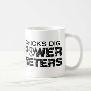 Chicks Dig Power Meters Coffee Mug
