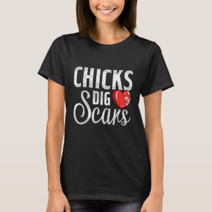 Chicks Dig Scars Open Heart Surgery Recovery Survi T-Shirt