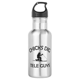 Chicks Dig Tele Guys 532 Ml Water Bottle