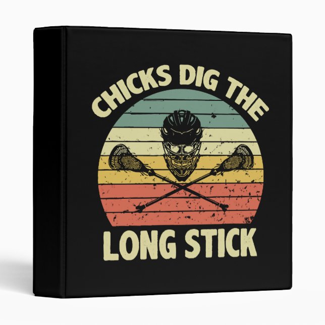 Chicks Dig The Long Stick Binder (Front/Spine)
