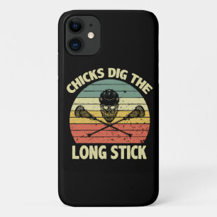 Chicks Dig The Long Stick iPhone 11 Case