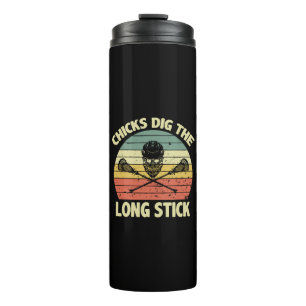 Chicks Dig The Long Stick Thermal Tumbler