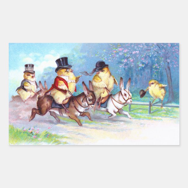 Chicks Easter Ride Sticker (Front)