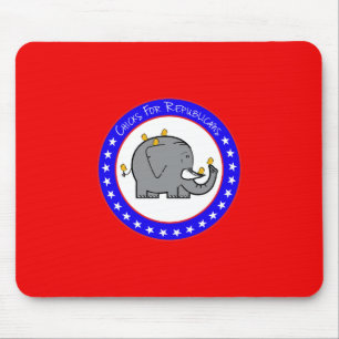 chicks for republicans mousepad