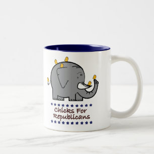 chicks for republicans mug