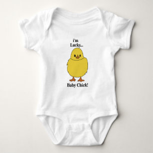 Chicks I'm Lucky Baby Chick Bodysuit