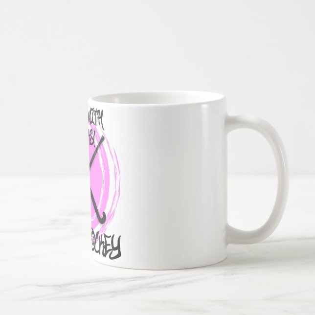 Chicks With Sticks - Field Hockey Coffee Mug (Right)