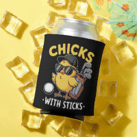 Chicks with Sticks Golfer Girl Golf Club Golfing