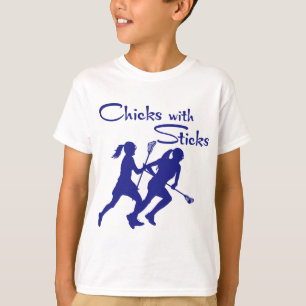 CHICKS WITH STICKS - LAX T-Shirt
