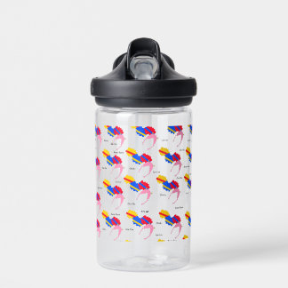 Chicky, Cha-Cha, Boom-Boom, Lya-Lya Water Bottle