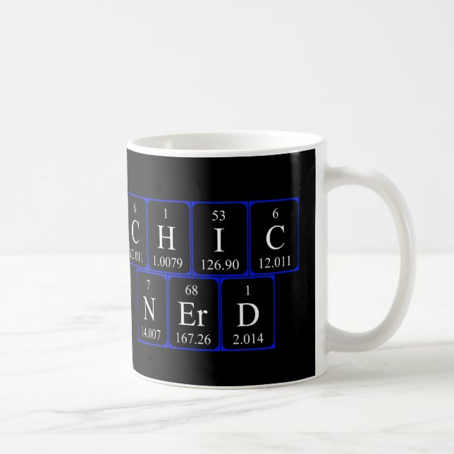 ChicNerd phrase de tableau périodique mug (Droite)