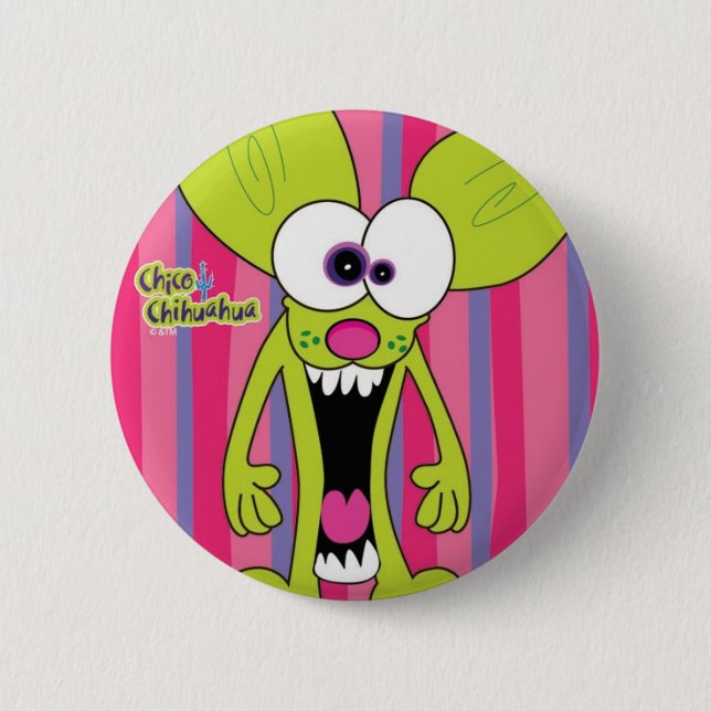 Chico Chihuahua guauu 2 Inch Round Button (Front)
