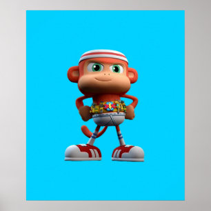 Chico friends bon bon  poster