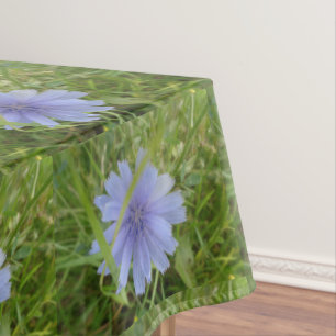 Chicory Blue Purple Flower Floral Tablecloth