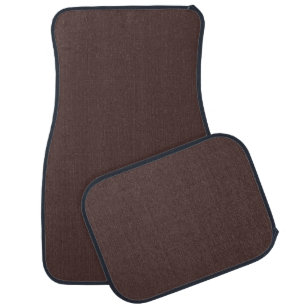 Chicory Coffee Solid Colour Print, Neutral Brown Car Mat