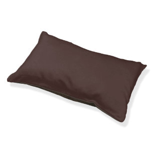 Chicory Coffee Solid Colour Print, Neutral Brown Pet Bed