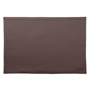 Chicory Coffee Solid Colour Print, Neutral Brown Placemat