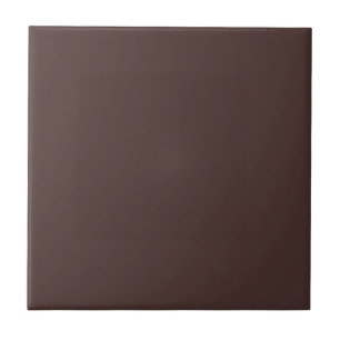 Chicory Coffee Solid Colour Print, Neutral Brown Tile