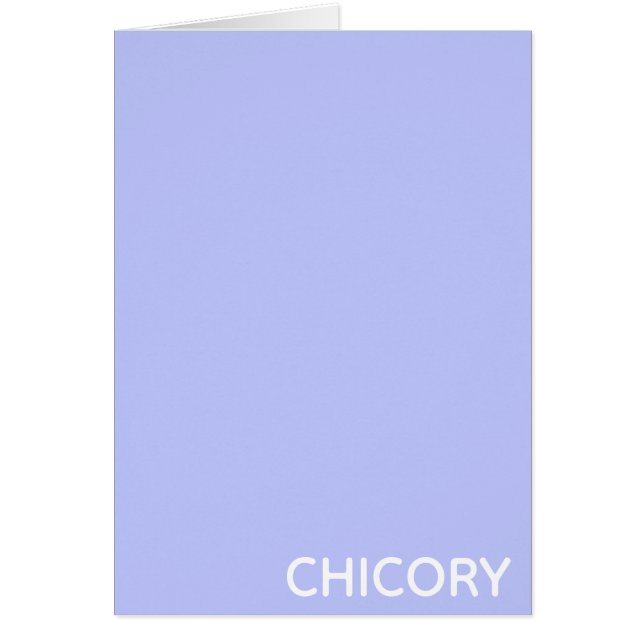 Chicory Flower blue color name (Front)