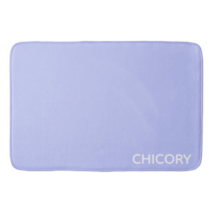 Chicory Flower blue colour name Bath Mat