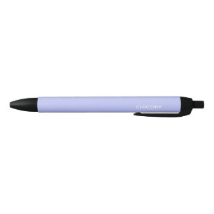 Chicory Flower blue colour name Black Ink Pen