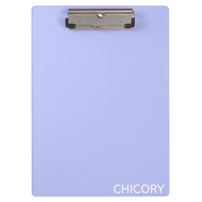 Chicory Flower blue colour name Clipboard (Front)