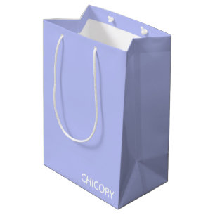 Chicory Flower blue colour name Medium Gift Bag