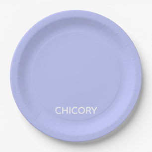 Chicory Flower blue colour name Paper Plate