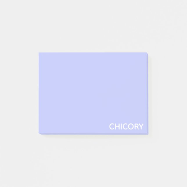 Chicory Flower blue colour name Post-it Notes (Front)