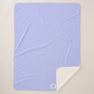 Chicory flower blue colour name sherpa blanket
