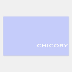 Chicory Flower blue colour name Sticker