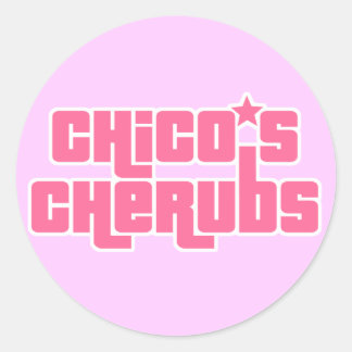 Chico's Cherubs Logo - Large Isolated Classic Round Sticker