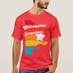 Chicoutimi Quebec Canada Vintage Distressed Souven T-Shirt