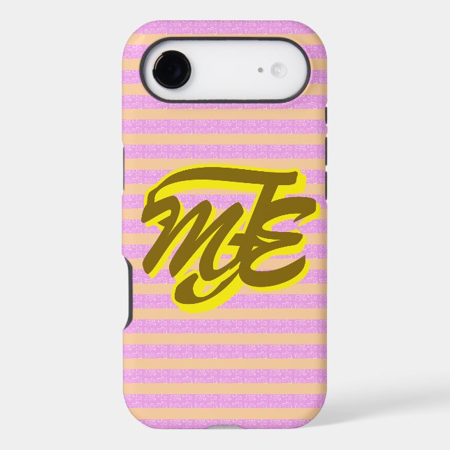 ChicPink Monogram Geometric  (Back)