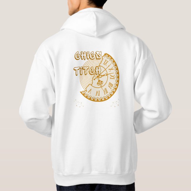 Chicstitch clock hoodie (Back)