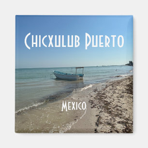 Chicxulub Puerto, Mexico - Square Magnet