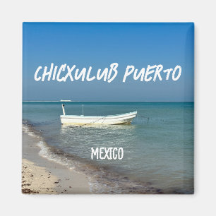 Chicxulub Puerto, Mexico - Square Magnet