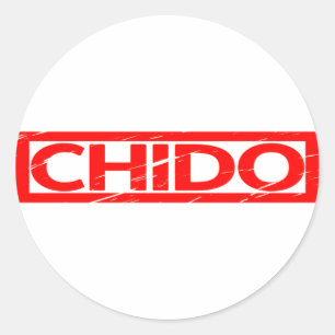 Chido Stamp Classic Round Sticker