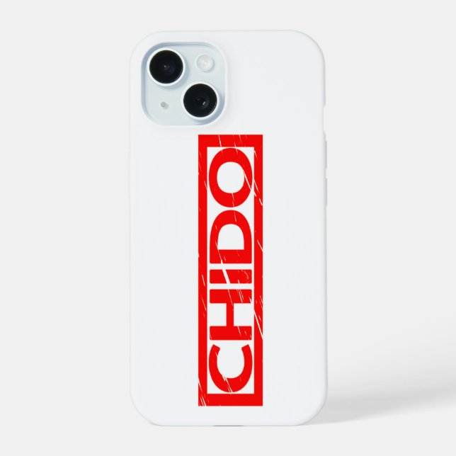 Chido Stamp iPhone 15 Case (Back)