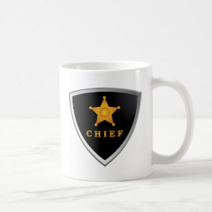 Chief badge coffee mug