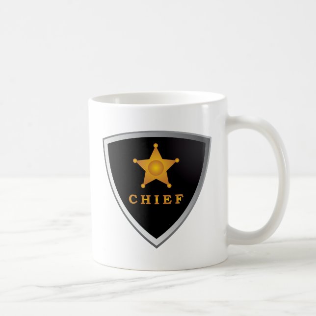 Chief badge coffee mug (Right)