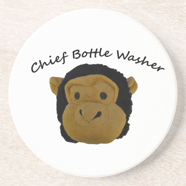 Chief Bottle Washer Coaster (Front)