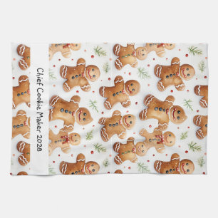 Chief Cookie Maker Gingerbread Kitchen Towel