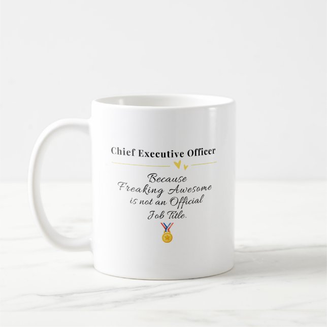 Chief Executive Officer   Coffee Mug (Left)
