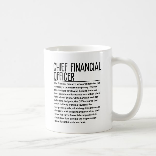 Chief financial officer coffee mug (Right)