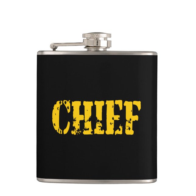 CHIEF HIP FLASK (Front)