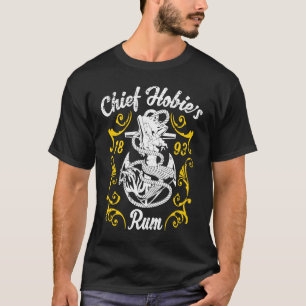 Chief Hobie's 1893 Rum Mermaid Anchor Vintage Styl T-Shirt