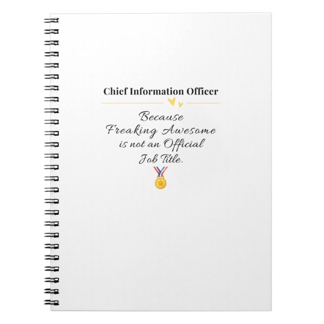 Chief Information Officer Notebook (Front)
