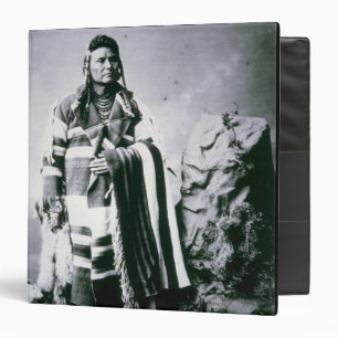 Chief Joseph (1840-1904) c.1880 (b/w photo) Binder