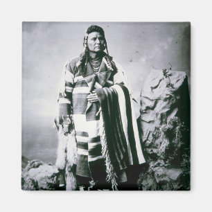 Chief Joseph (1840-1904) c.1880 (b/w photo) Magnet